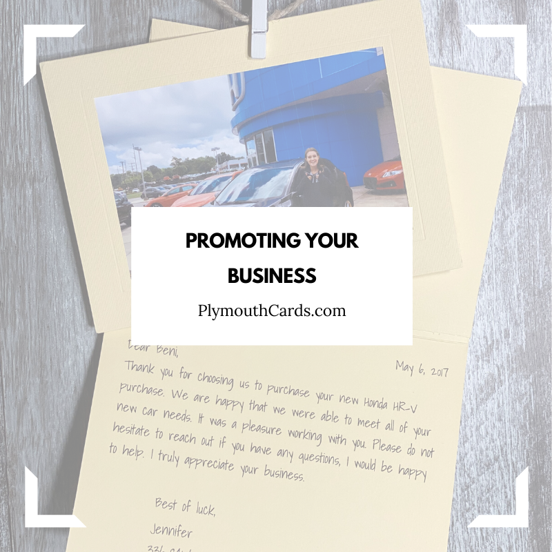 Promoting Your Business With Cards-Plymouth Cards