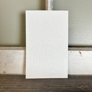 Embossed Cardstock Paper Packs - 12 pack (3 9/16 x 5 9/16)