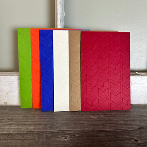 Embossed Cardstock Paper Packs - 12 pack (3 9/16 x 5 9/16)