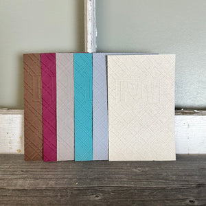 Embossed Cardstock Paper Packs - 12 pack (3 9/16 x 5 9/16)