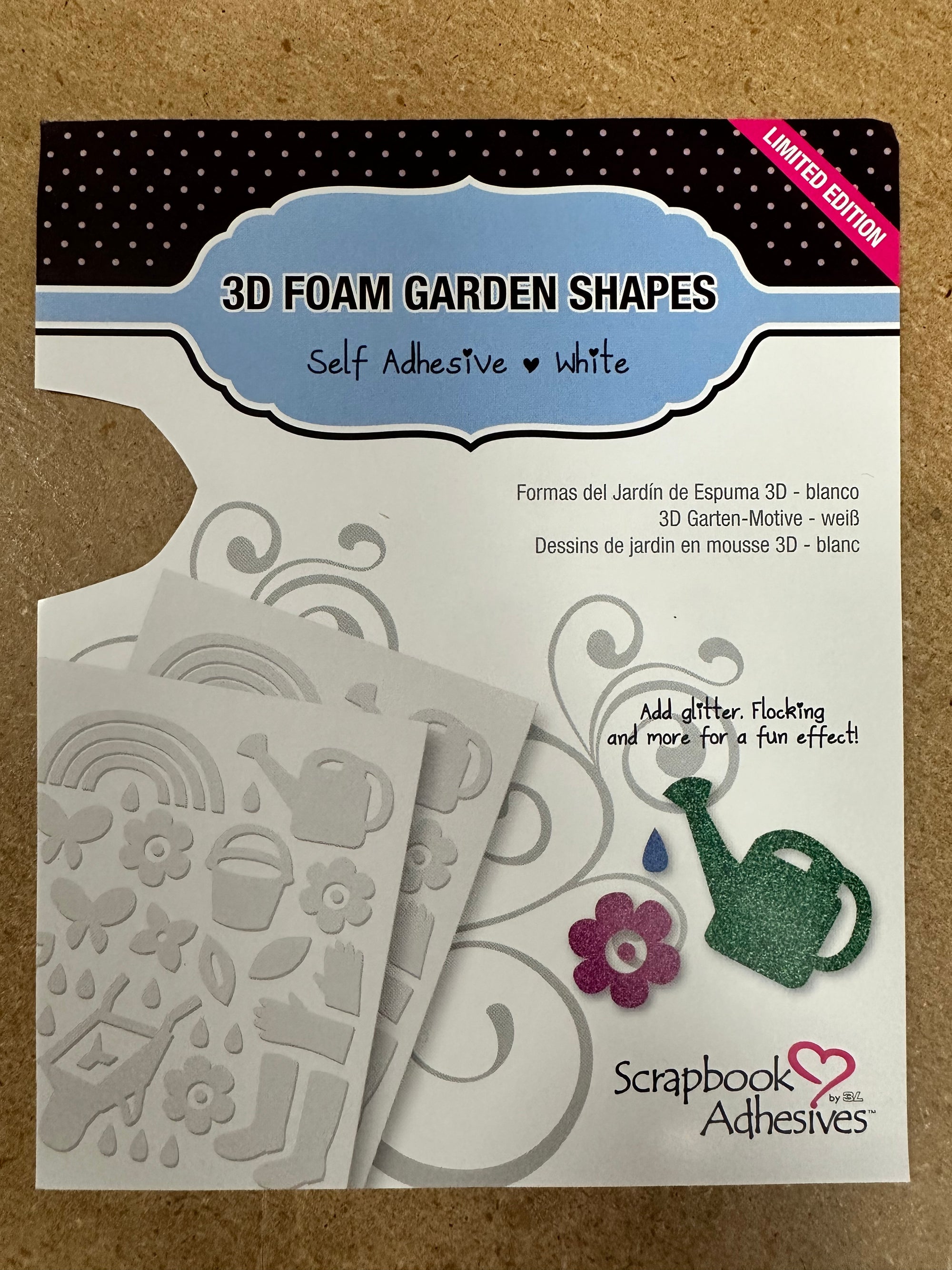 Garden Shapes 3D foam sheet