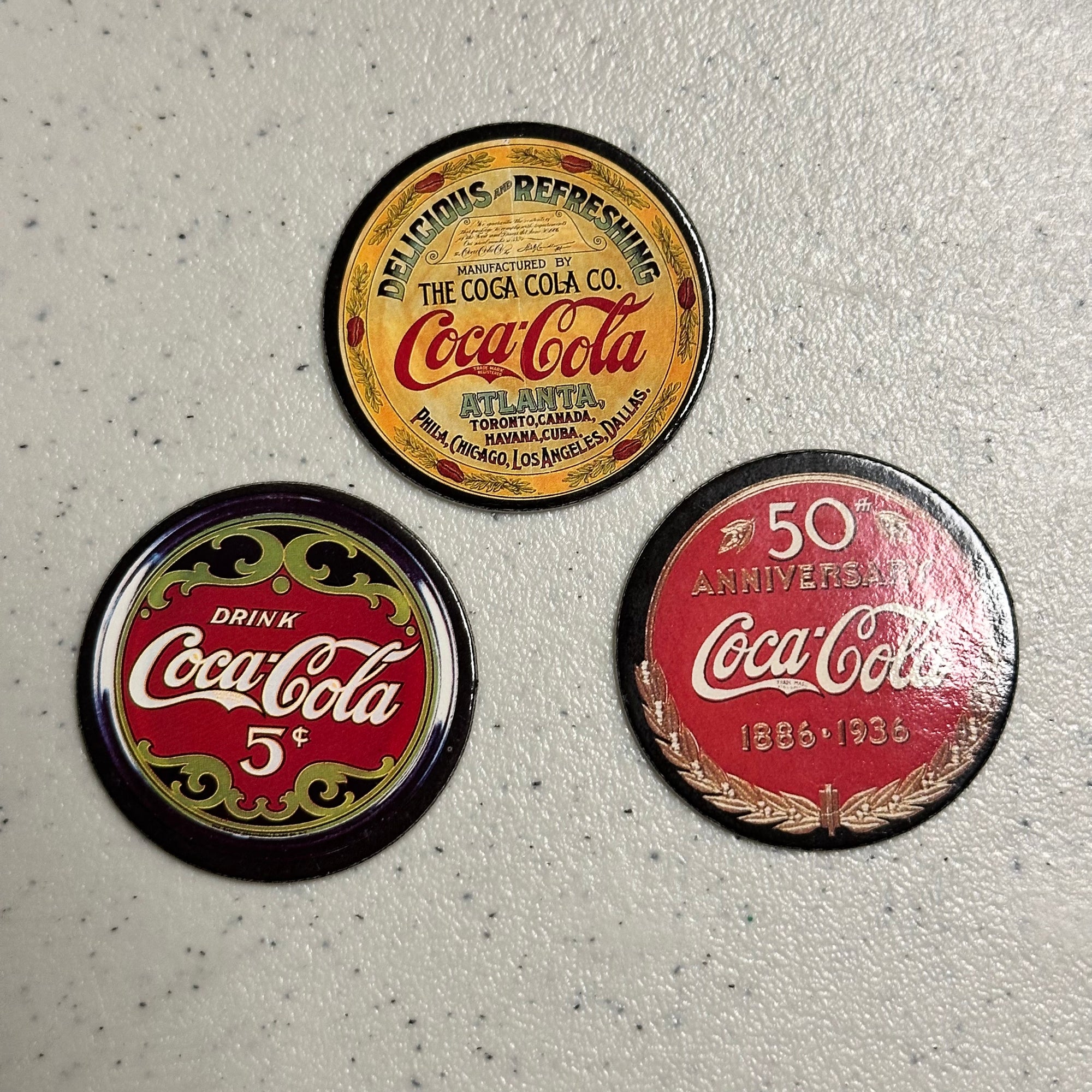 1993 Coca Cola Coke trading caps