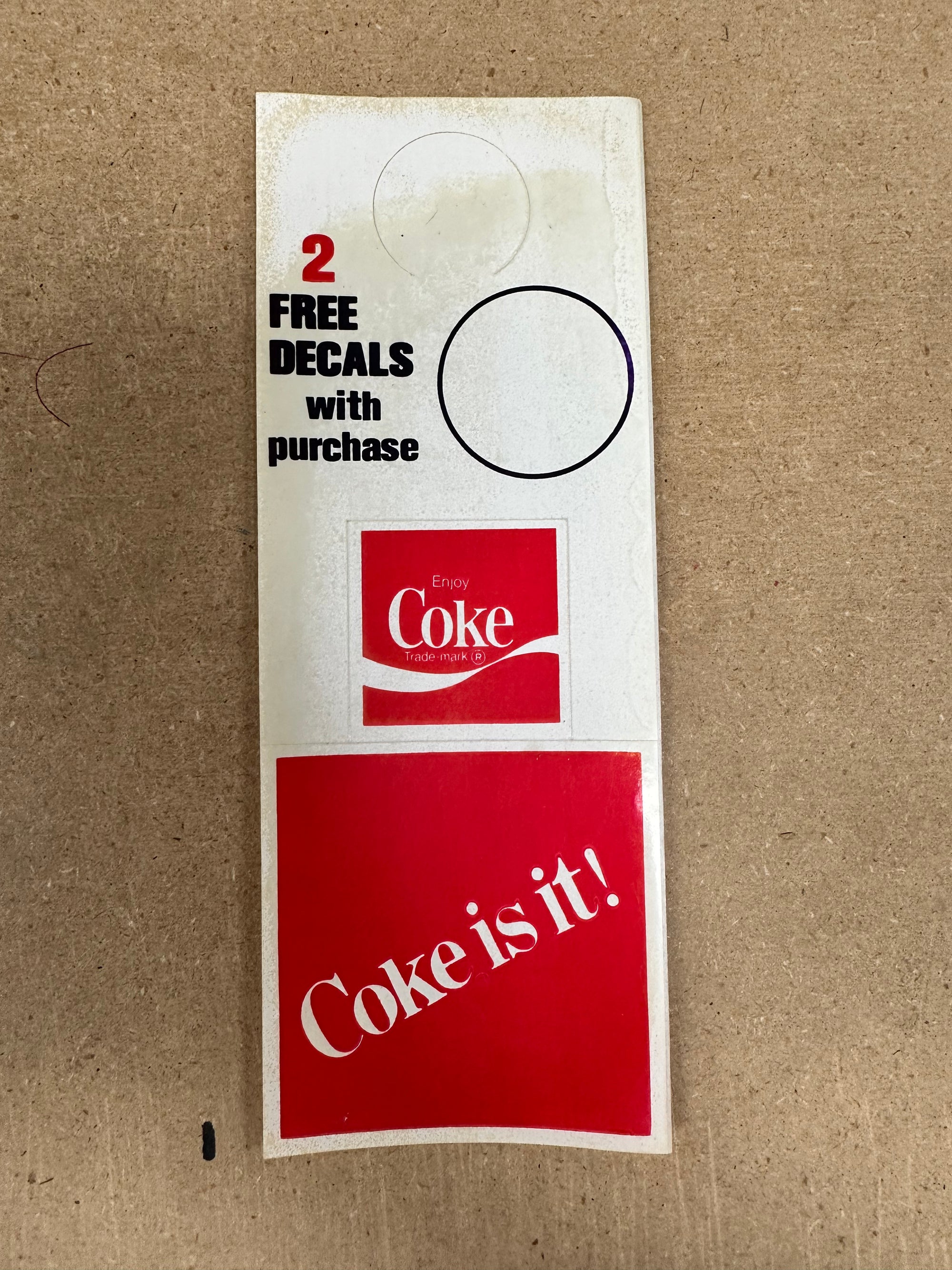 Coke is it! stickers