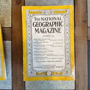 1940s National Geographic magazines