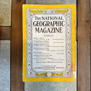 1940s National Geographic magazines