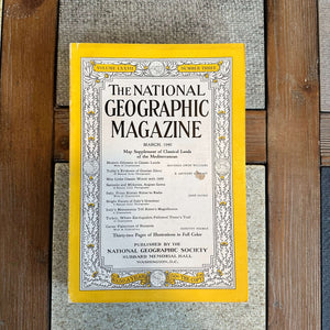 1940s National Geographic magazines