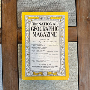 1940s National Geographic magazines