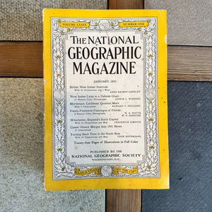 1940s National Geographic magazines