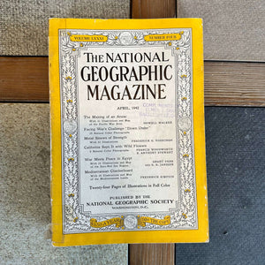 1940s National Geographic magazines