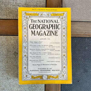 1940s National Geographic magazines