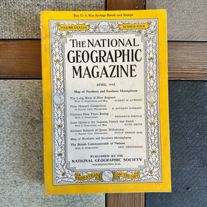 1940s National Geographic magazines