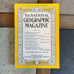 1940s National Geographic magazines