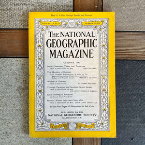 1940s National Geographic magazines