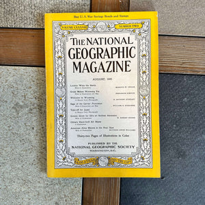 1940s National Geographic magazines