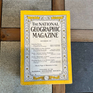 1940s National Geographic magazines