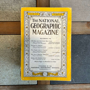 1940s National Geographic magazines