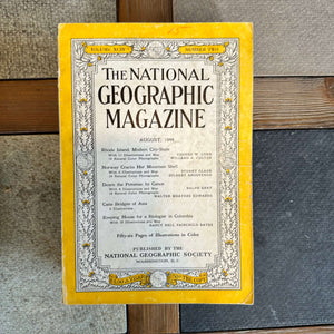 1940s National Geographic magazines