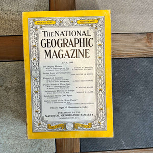 1940s National Geographic magazines