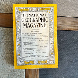 1940s National Geographic magazines