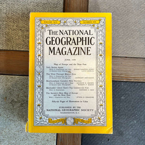 1940s National Geographic magazines