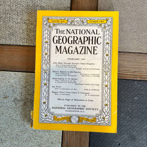 1940s National Geographic magazines