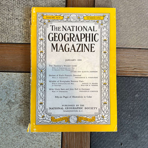 1940s National Geographic magazines