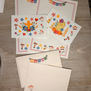 Day of the Dead stationery kit