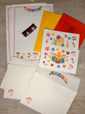 Day of the Dead stationery kit