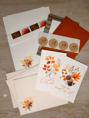 Autumn stationery kit