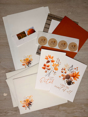 Autumn stationery kit