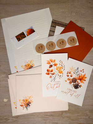 Autumn stationery kit