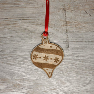 Wooden Retro Ornaments