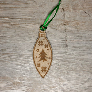 Wooden Retro Ornaments