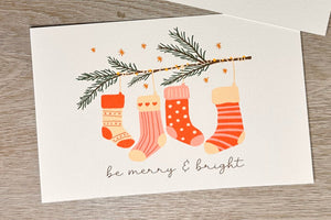 Boho Holiday postcard