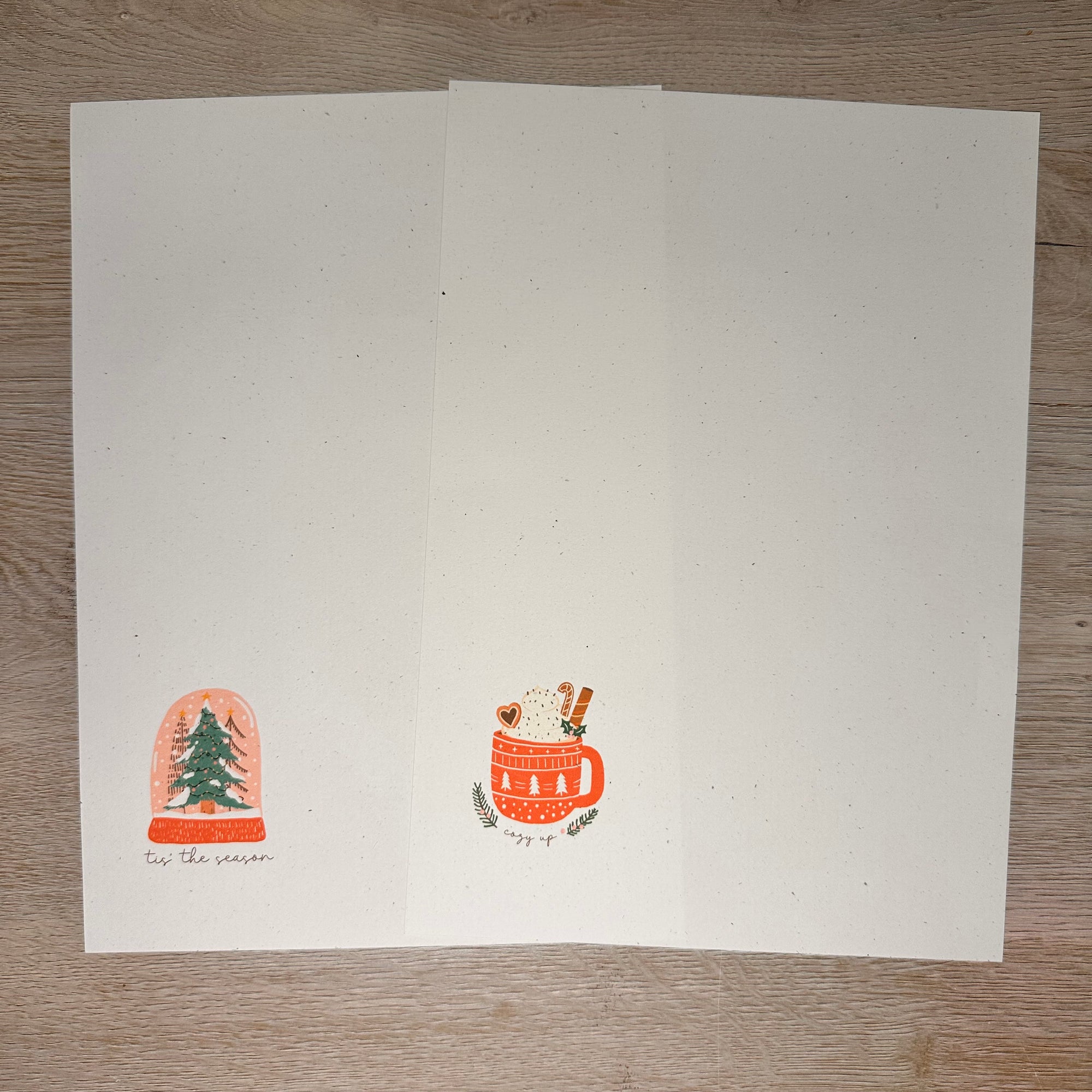 Boho Holiday paper & envelopes