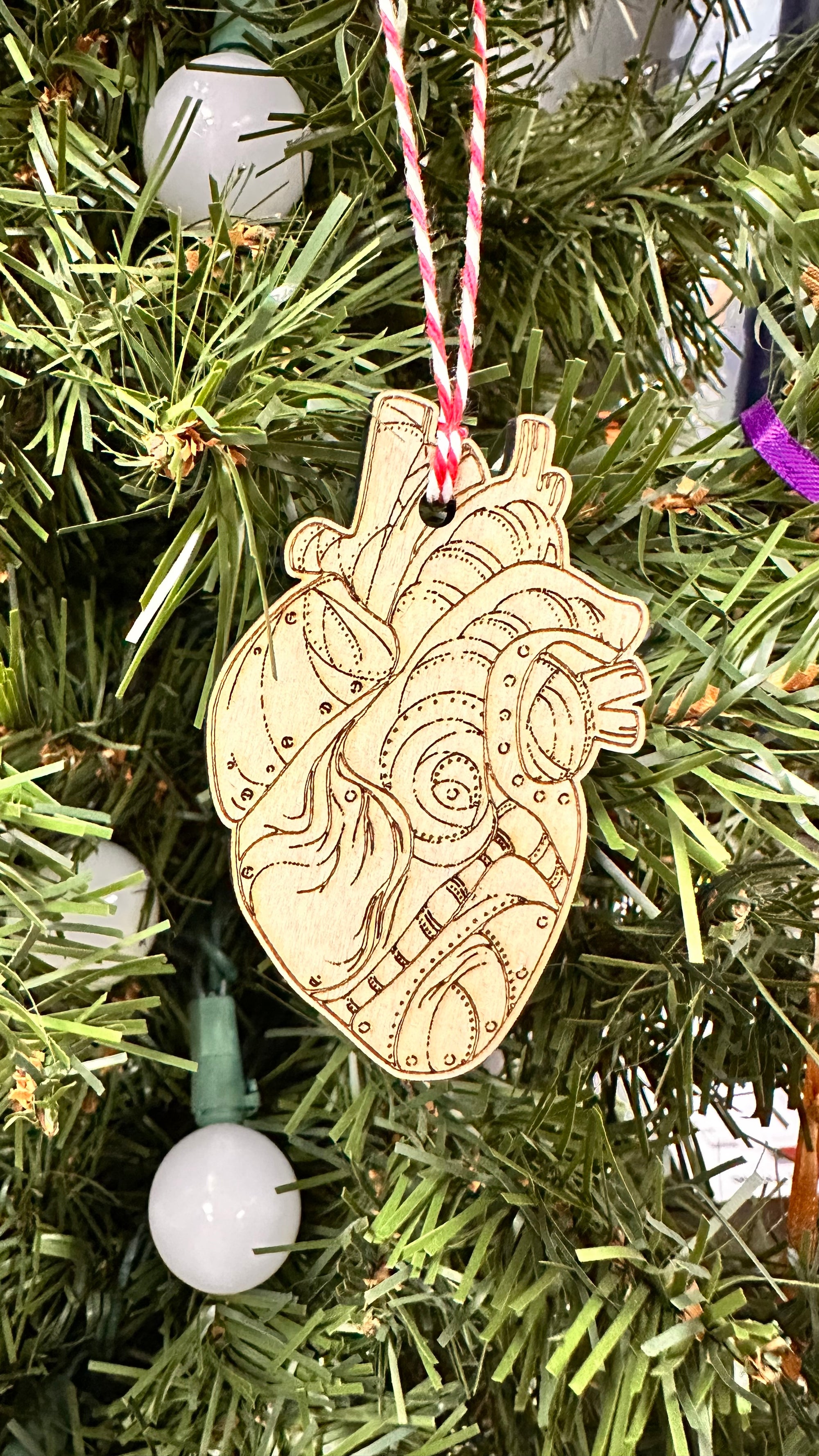 Heart Wooden Ornament