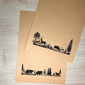 Woodland paper & envelopes