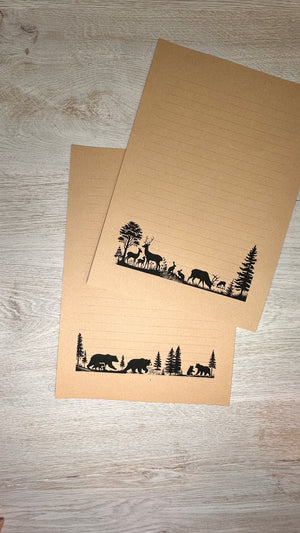 Woodland paper & envelopes