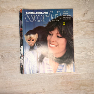 1981 World National Geographic kid magazines