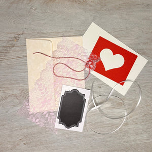 Valentine Mini Journal card kit - January 14th only