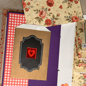 Valentine Mini Journal card kit - January 14th only