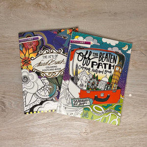 Postcard coloring books - 20 pages