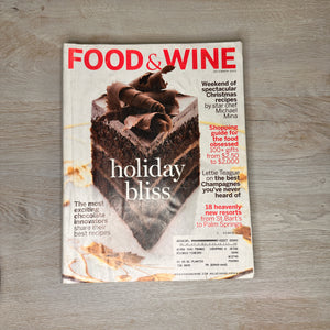 Food & Wine magazines - lot of 5