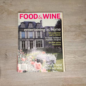 Food & Wine magazines - lot of 5