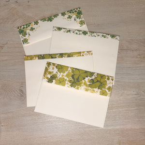 Clovers paper & envelopes