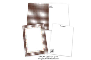 Cocoa Gingham #EDPC-CG