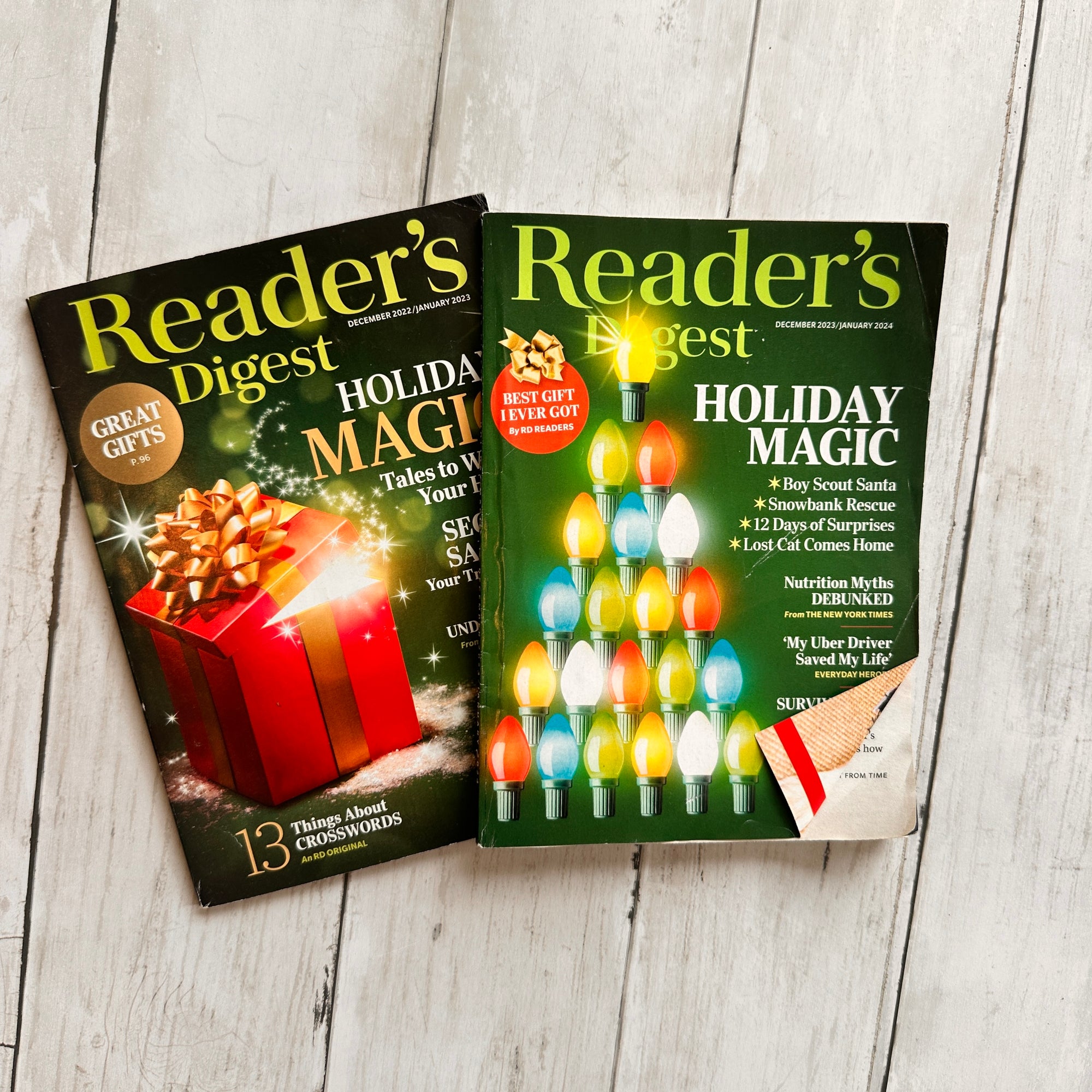 Reader's Digest magazines