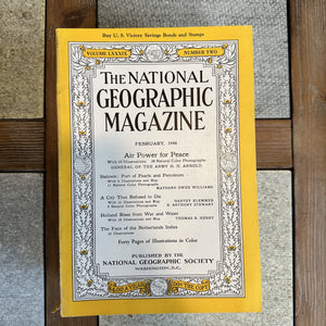 1940s National Geographic magazines