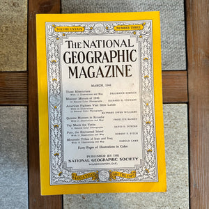 1940s National Geographic magazines