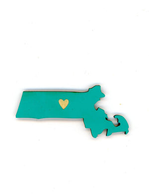 State Heart Magnets